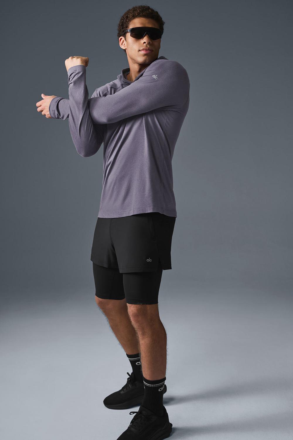 Alo Yoga Core Runner Miesten Huppari Italian Plum | Suomi  1573-CDPAN