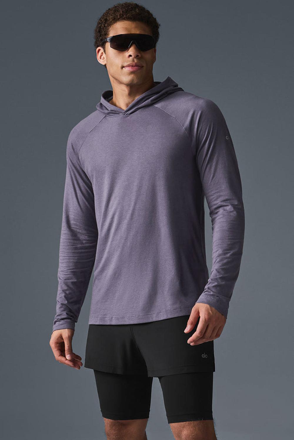 Alo Yoga Core Runner Miesten Huppari Italian Plum | Suomi  1573-CDPAN