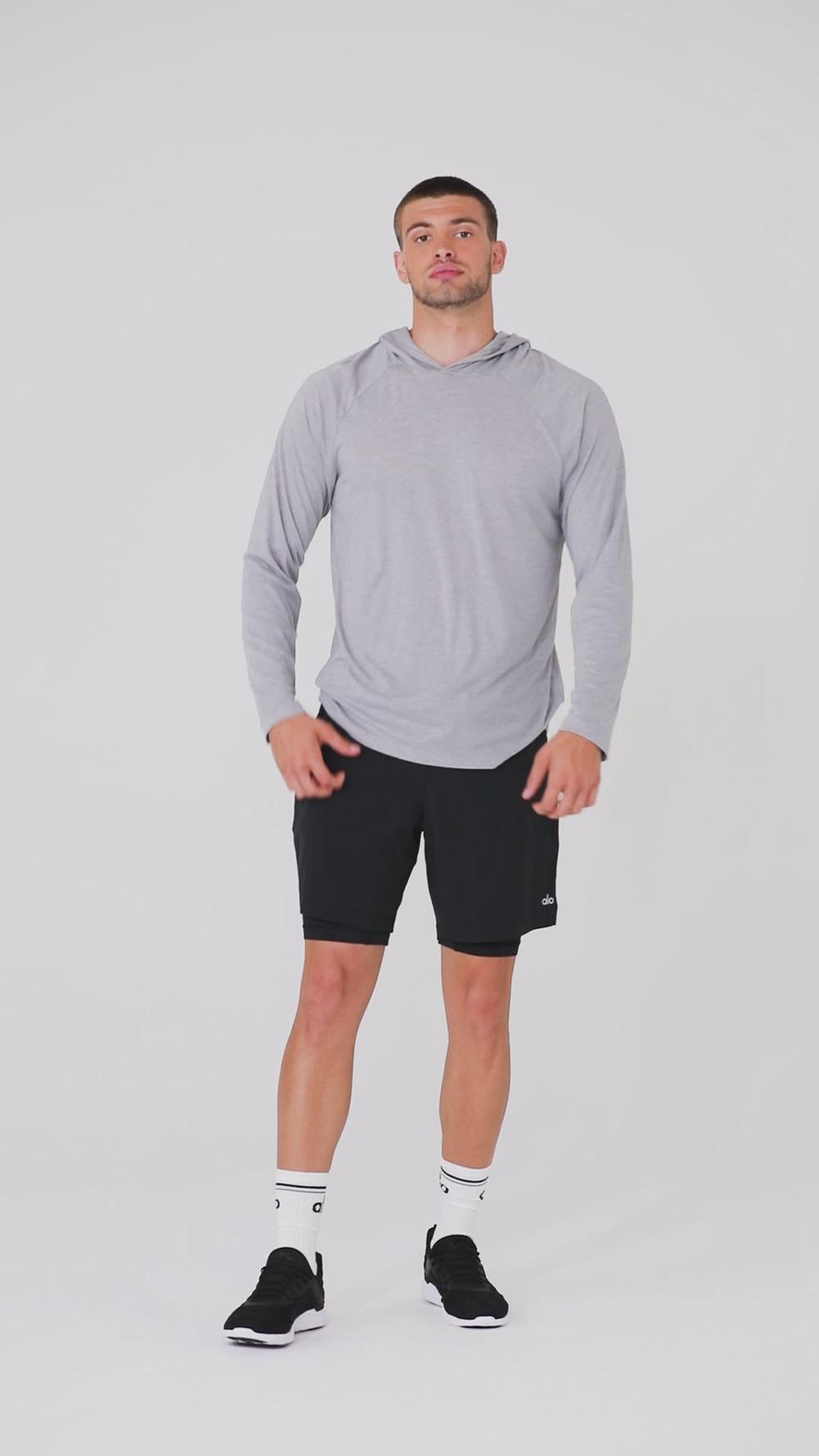Alo Yoga Core Runner Miesten Huppari Mustat | Suomi  1962-NEQXP