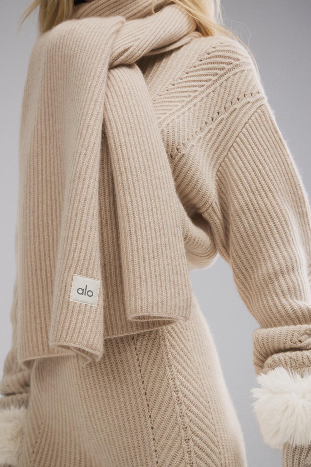 Alo Yoga Courchevel Cashmere Miesten Huivi Birch Heather | Suomi  2035-KBSXI
