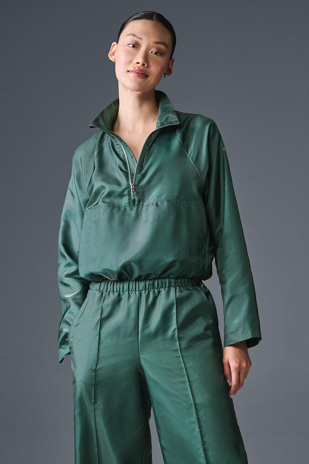 Alo Yoga Cropped Afterglow Naisten Villapusero Winter Ivy | Suomi  8963-QUVXF