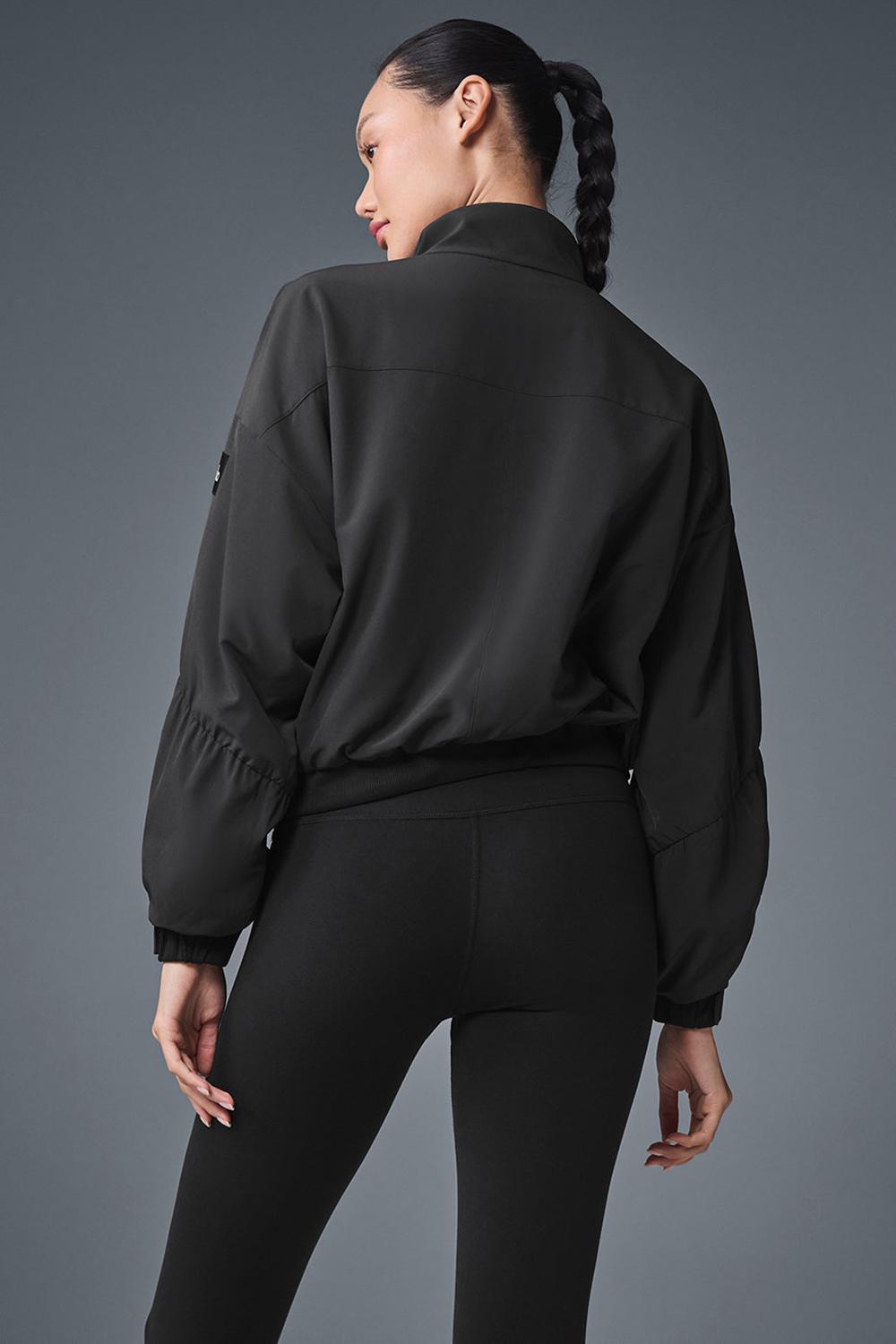 Alo Yoga Cropped Elevation Naisten Coverup Mustat | Suomi  8945-TEBJN