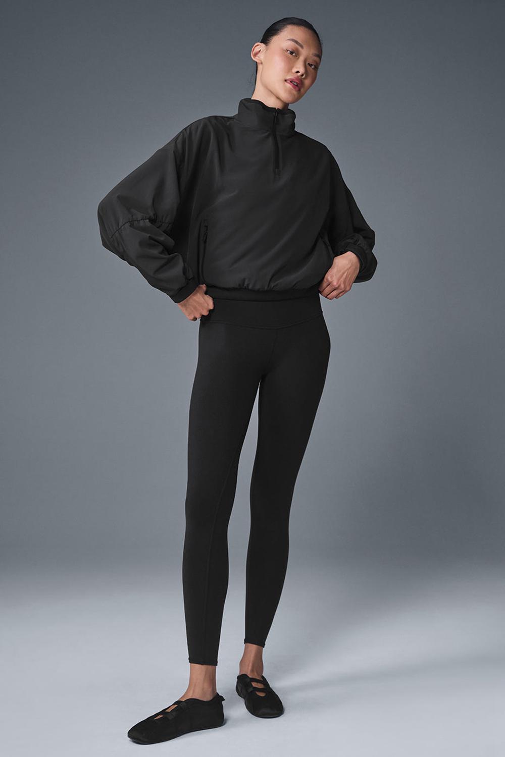 Alo Yoga Cropped Elevation Naisten Coverup Mustat | Suomi  8945-TEBJN