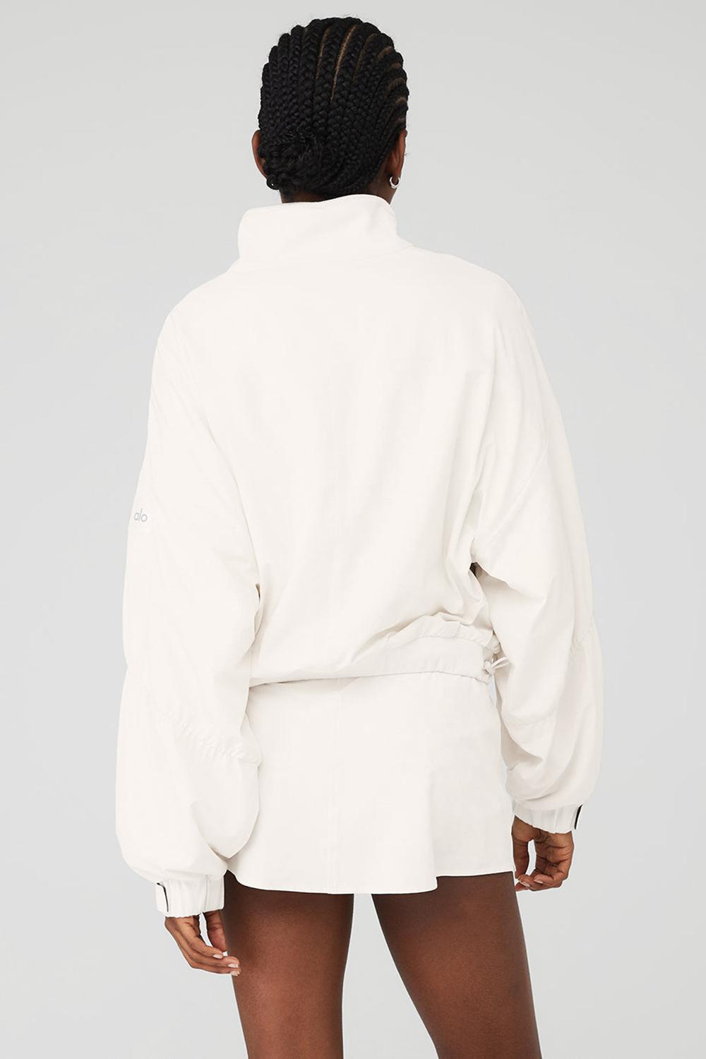 Alo Yoga Cropped Elevation Naisten Coverup Ivory | Suomi  8912-YXUEI