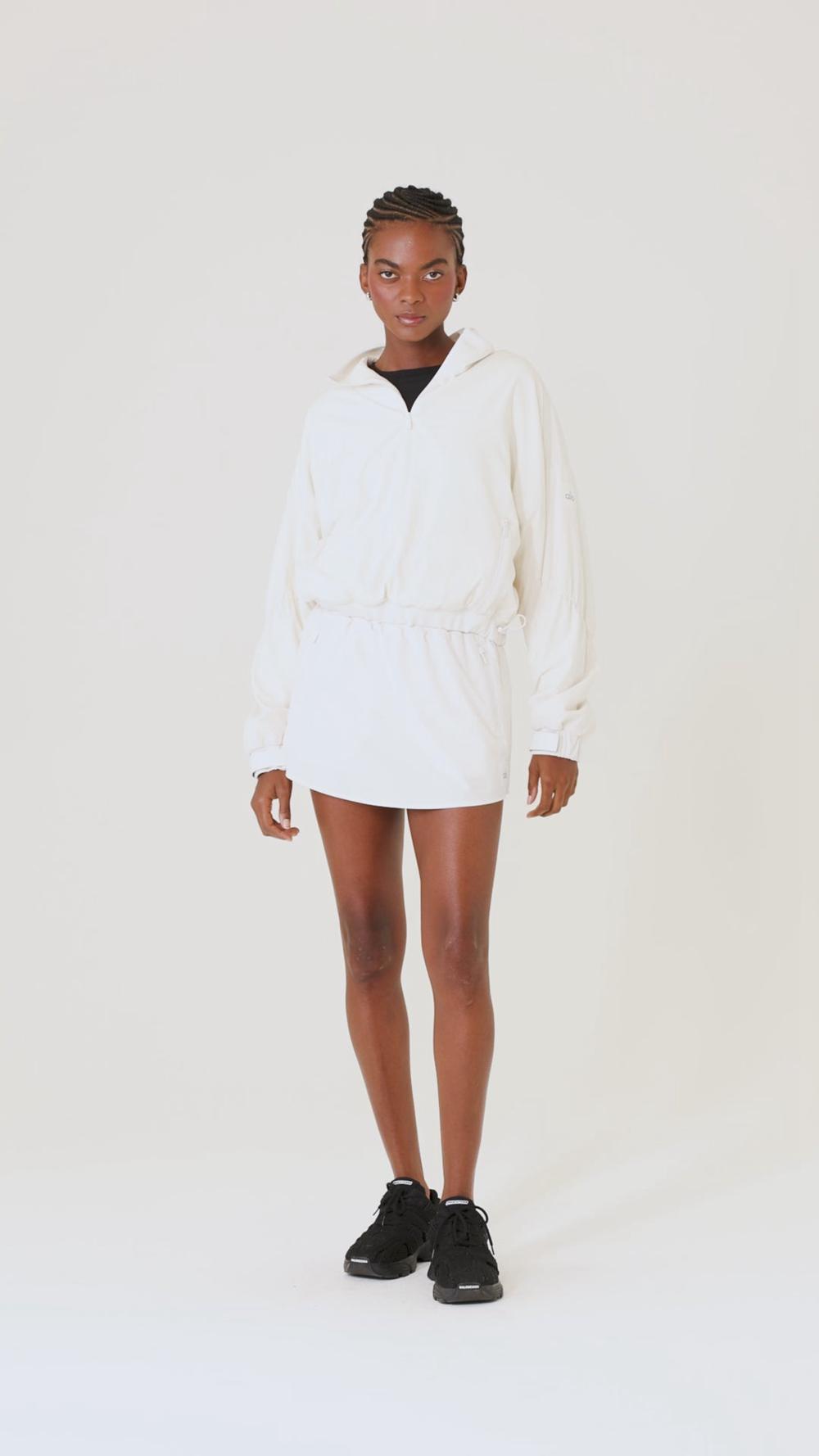 Alo Yoga Cropped Elevation Naisten Coverup Ivory | Suomi  8912-YXUEI