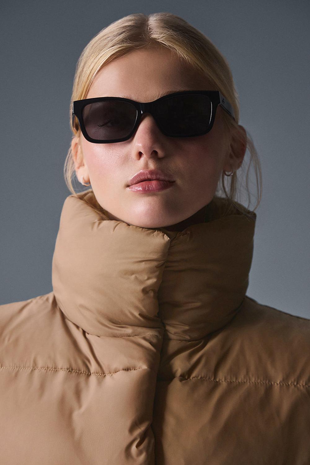 Alo Yoga Cropped Gold Rush Puffer Naisten Liivi Toasted Almond | Suomi  8674-VIWNL