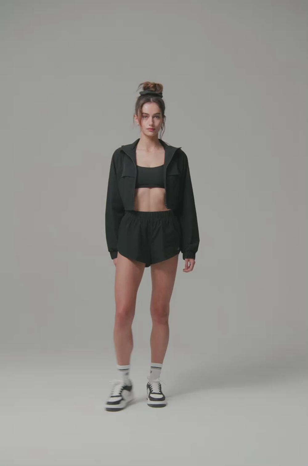 Alo Yoga Cropped Playmaker Naisten Takit Mustat | Suomi  2598-XRNMG