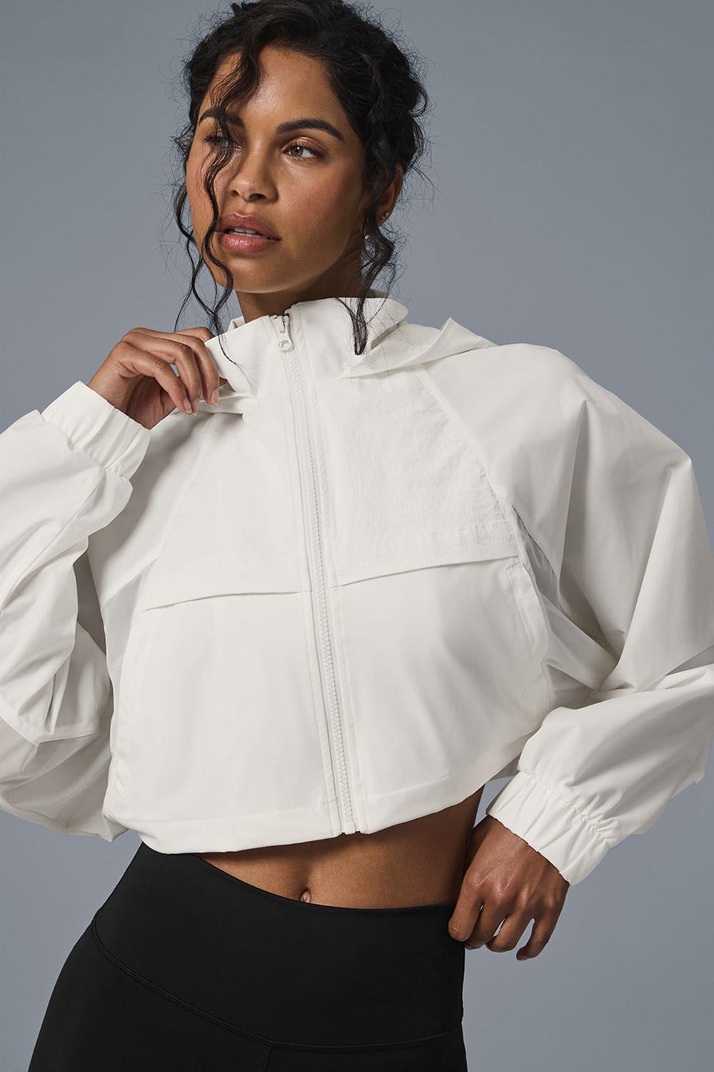 Alo Yoga Cropped Playmaker Naisten Takit Ivory | Suomi  2359-UZHEI