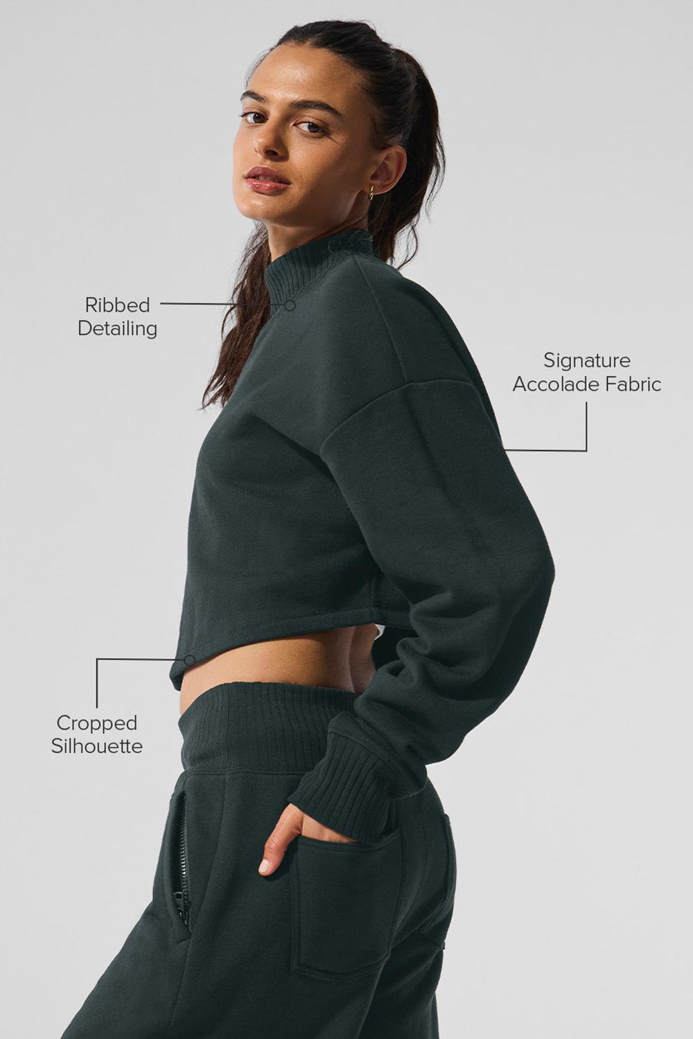 Alo Yoga Cropped Serenity Naisten Coverup Vihreä | Suomi  4785-LTNSF