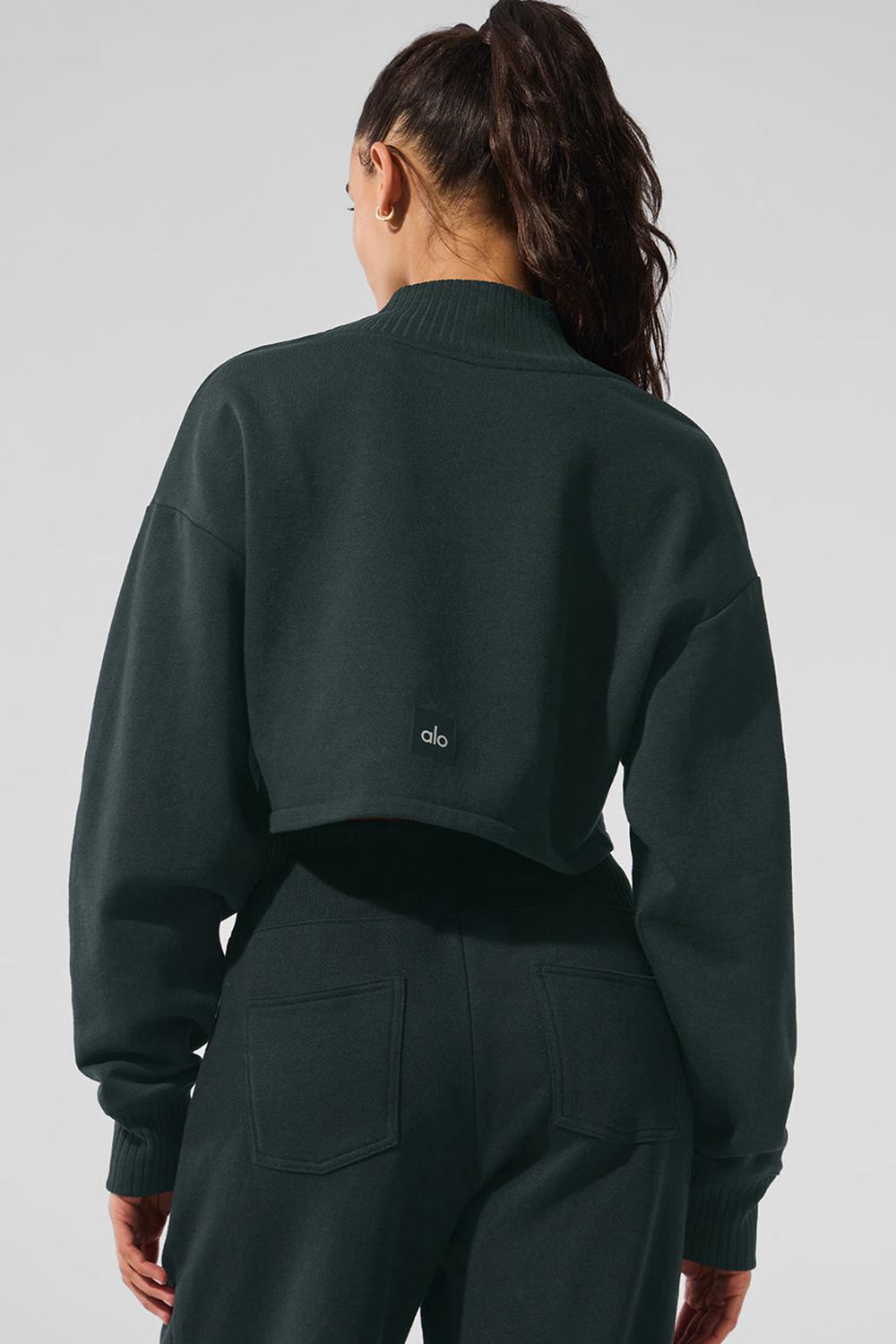 Alo Yoga Cropped Serenity Naisten Coverup Vihreä | Suomi  4785-LTNSF
