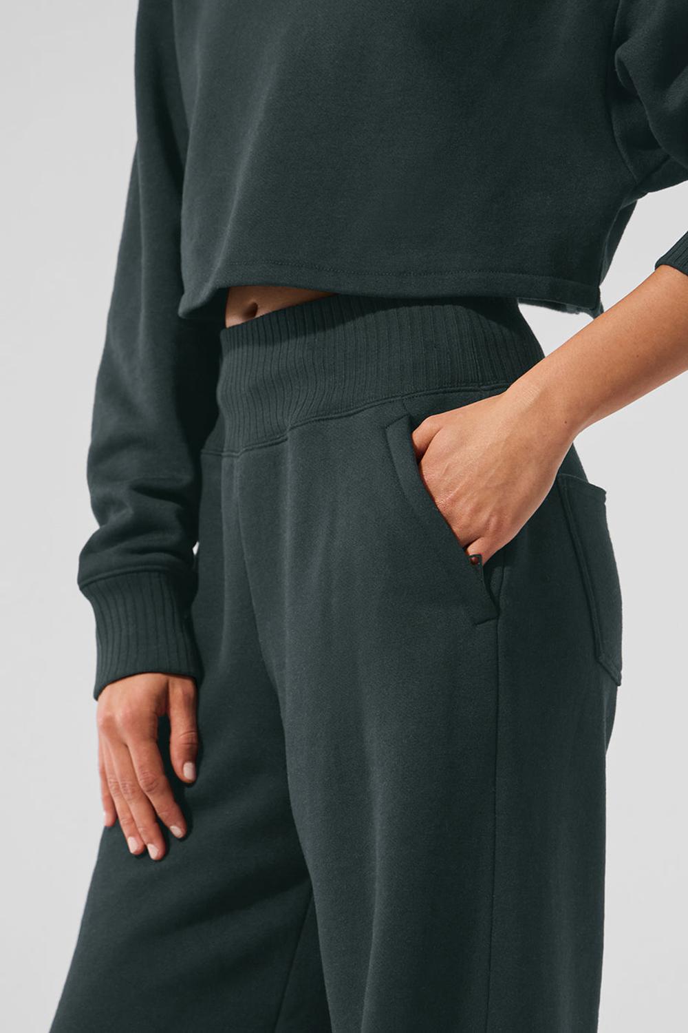 Alo Yoga Cropped Serenity Naisten Coverup Vihreä | Suomi  4785-LTNSF