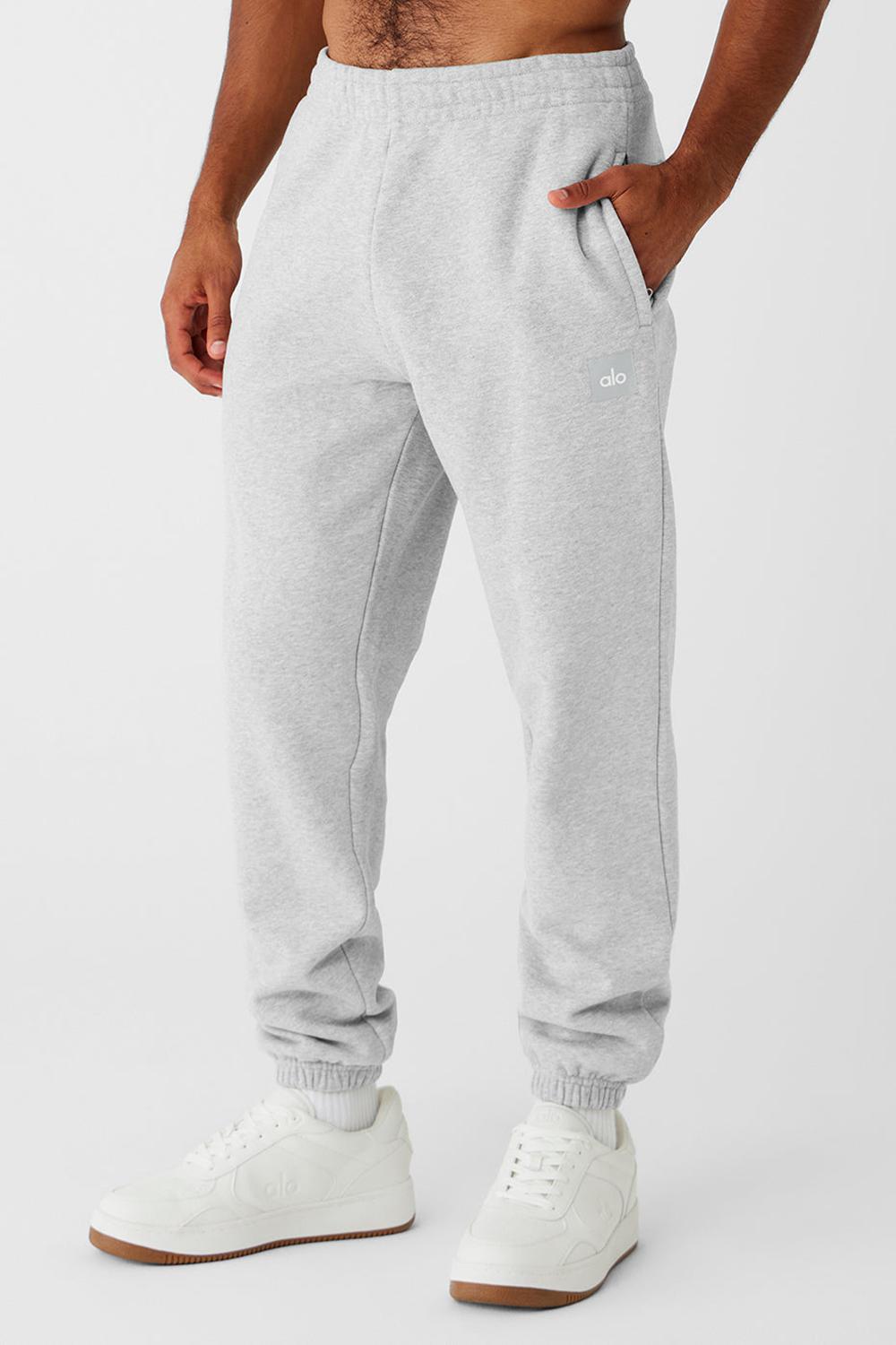 Alo Yoga Cuffed Renown Heavy Weight Miesten Collegehousut Harmaat | Suomi  7136-WIDVJ