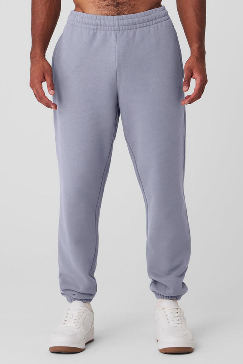 Alo Yoga Cuffed Renown Heavy Weight Miesten Collegehousut Fog | Suomi  5218-FSXGQ