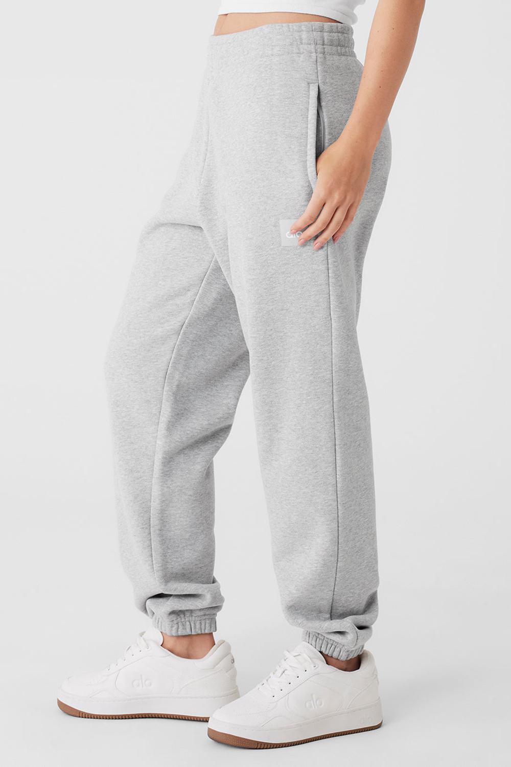 Alo Yoga Cuffed Renown Heavy Weight Naisten Collegehousut Harmaat | Suomi  2378-RWVYT