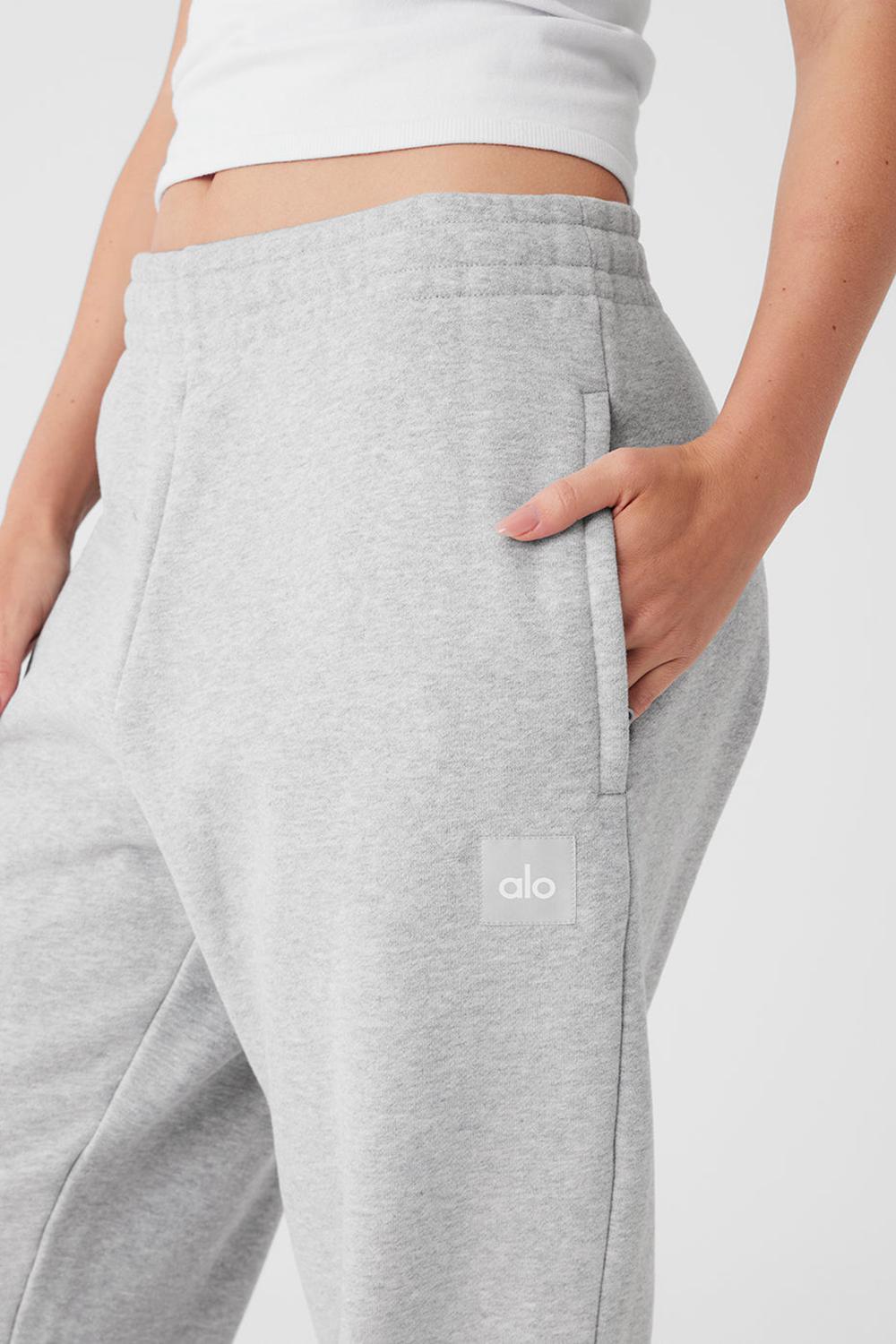 Alo Yoga Cuffed Renown Heavy Weight Naisten Collegehousut Harmaat | Suomi  2378-RWVYT