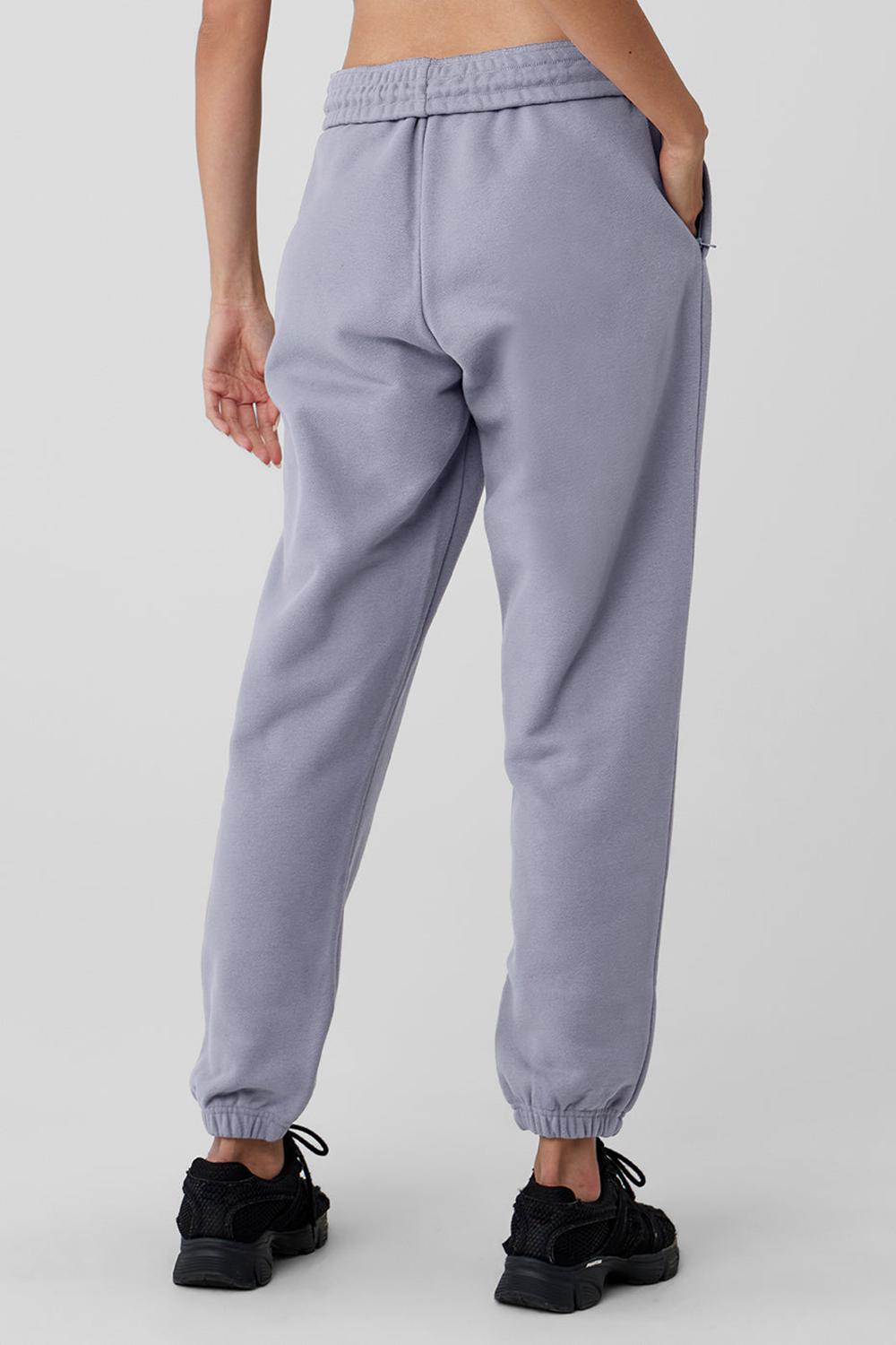 Alo Yoga Cuffed Renown Heavy Weight Naisten Collegehousut Fog | Suomi  4931-MQVWE