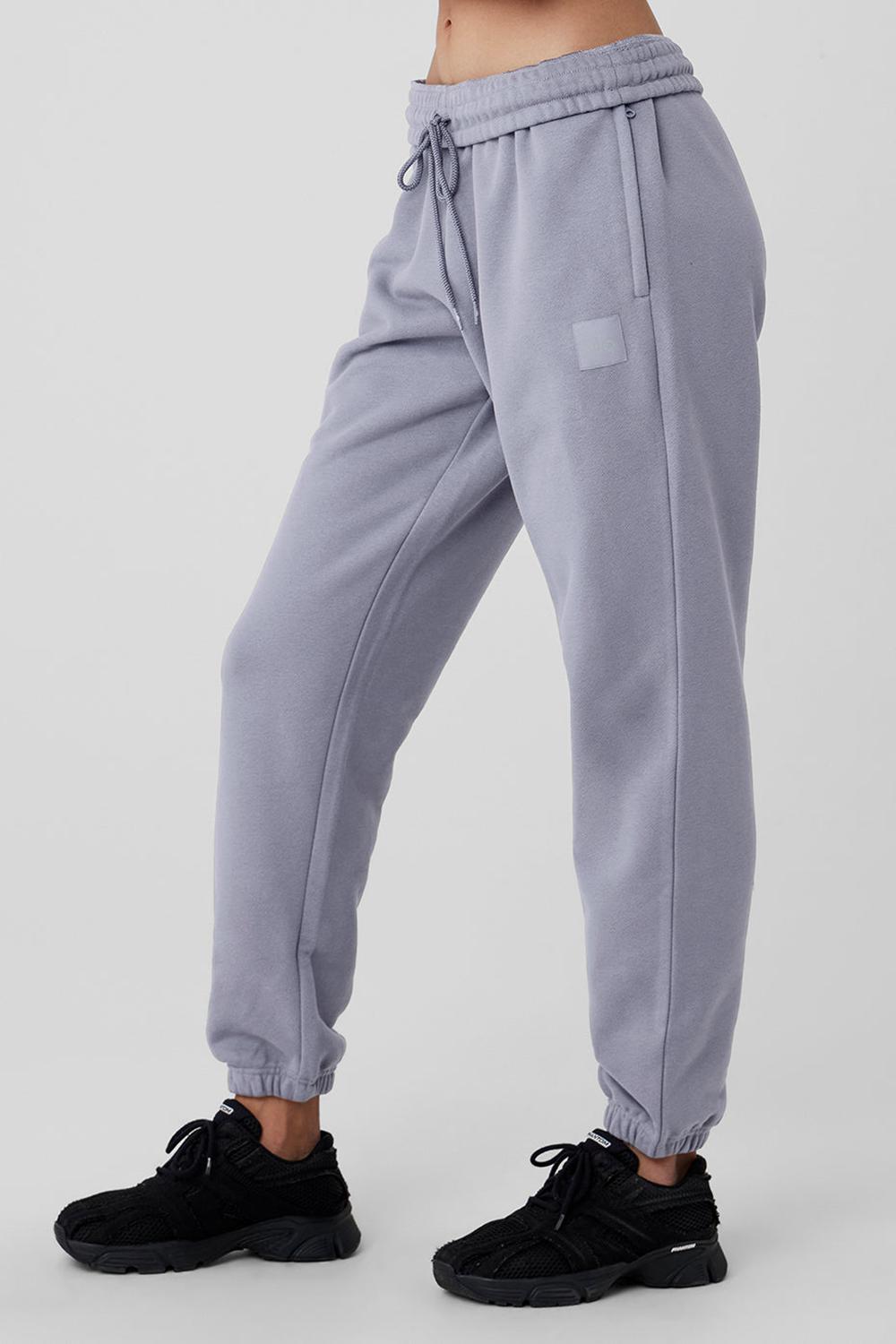 Alo Yoga Cuffed Renown Heavy Weight Naisten Collegehousut Fog | Suomi  4931-MQVWE