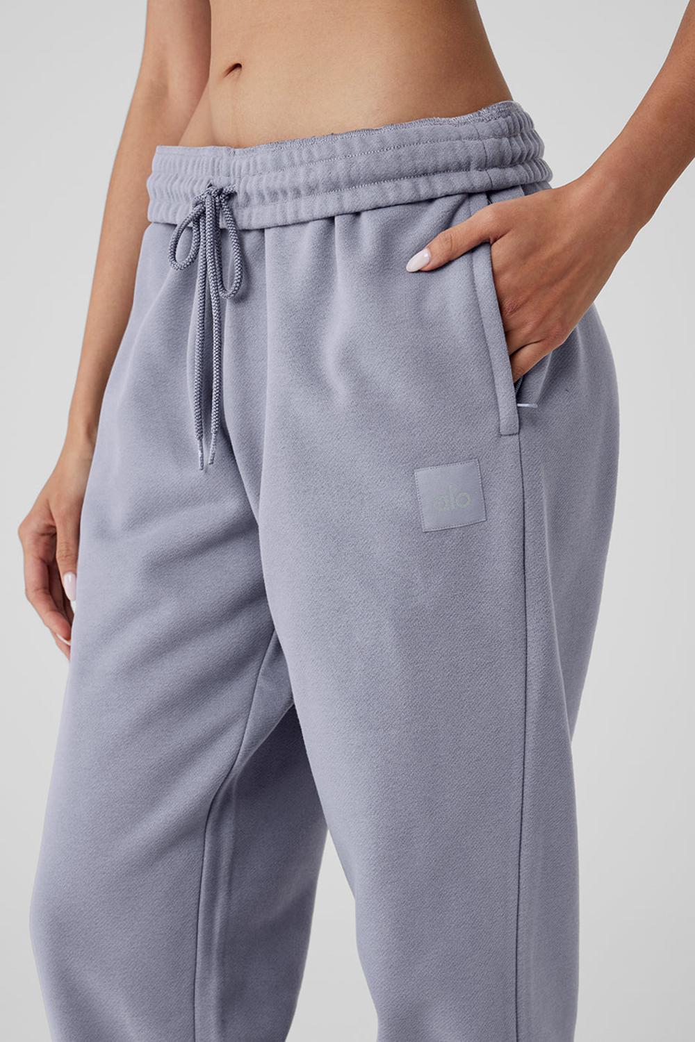 Alo Yoga Cuffed Renown Heavy Weight Naisten Collegehousut Fog | Suomi  4931-MQVWE