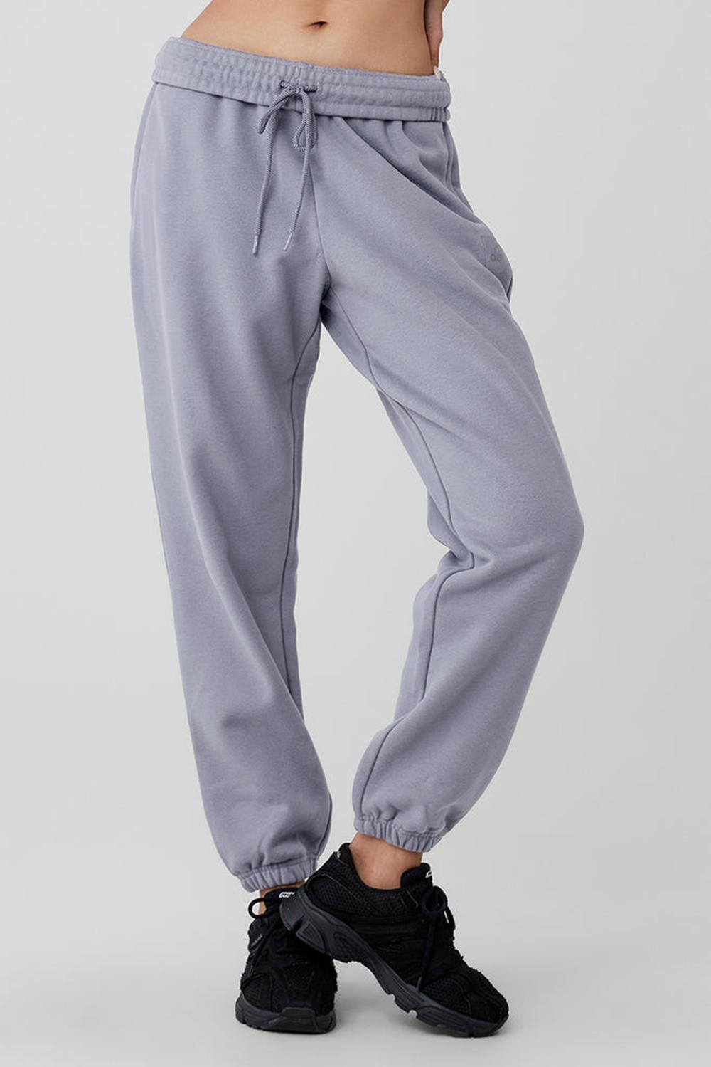 Alo Yoga Cuffed Renown Heavy Weight Naisten Collegehousut Fog | Suomi  4931-MQVWE