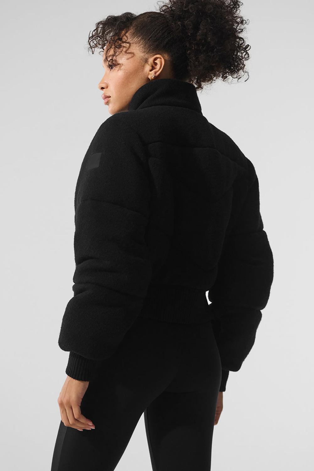 Alo Yoga Darling Sweater Naisten Puffer Takki Mustat | Suomi  9582-VLPSU