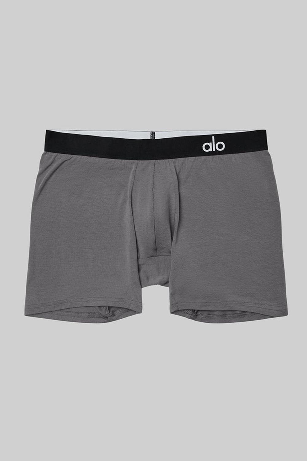 Alo Yoga Day and Night Miesten Boxer Harmaat | Suomi  5719-QXPHG