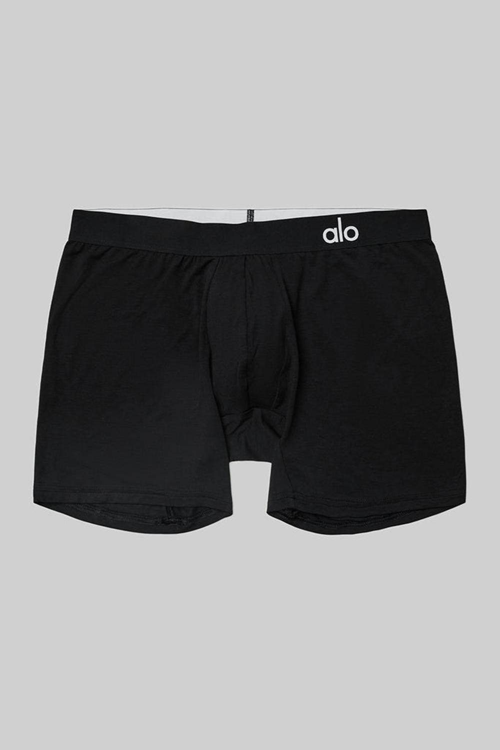 Alo Yoga Day and Night Miesten Boxer Mustat | Suomi  2149-RLPYK