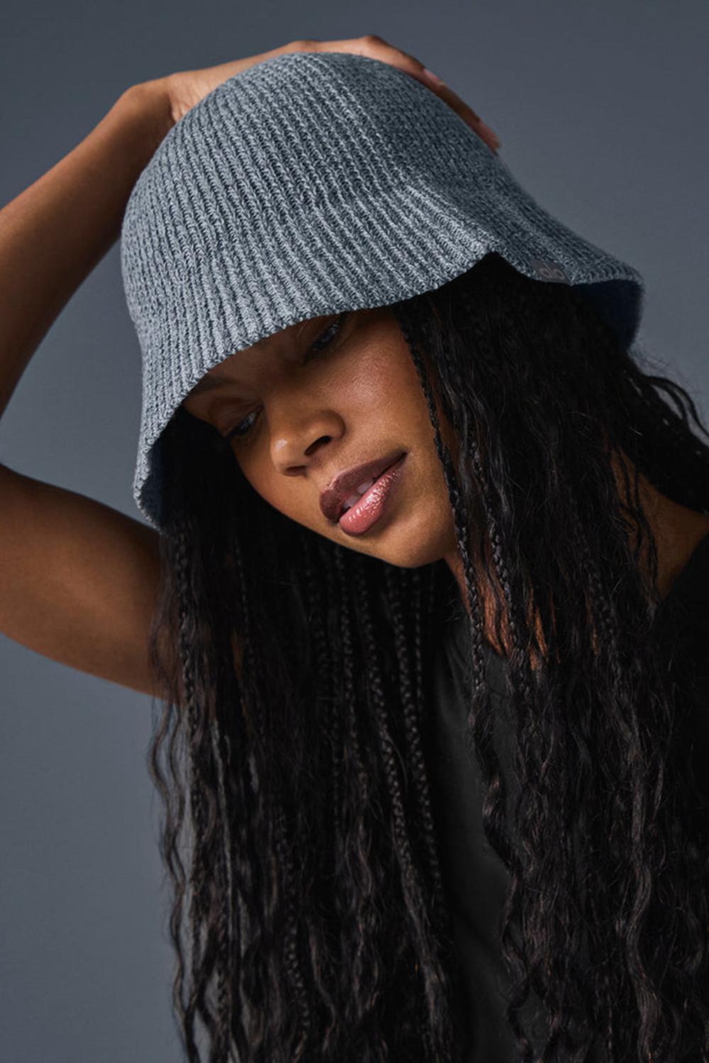 Alo Yoga Denim Knit Cloche Naisten Hatut Harmaat | Suomi  2516-SJWXR