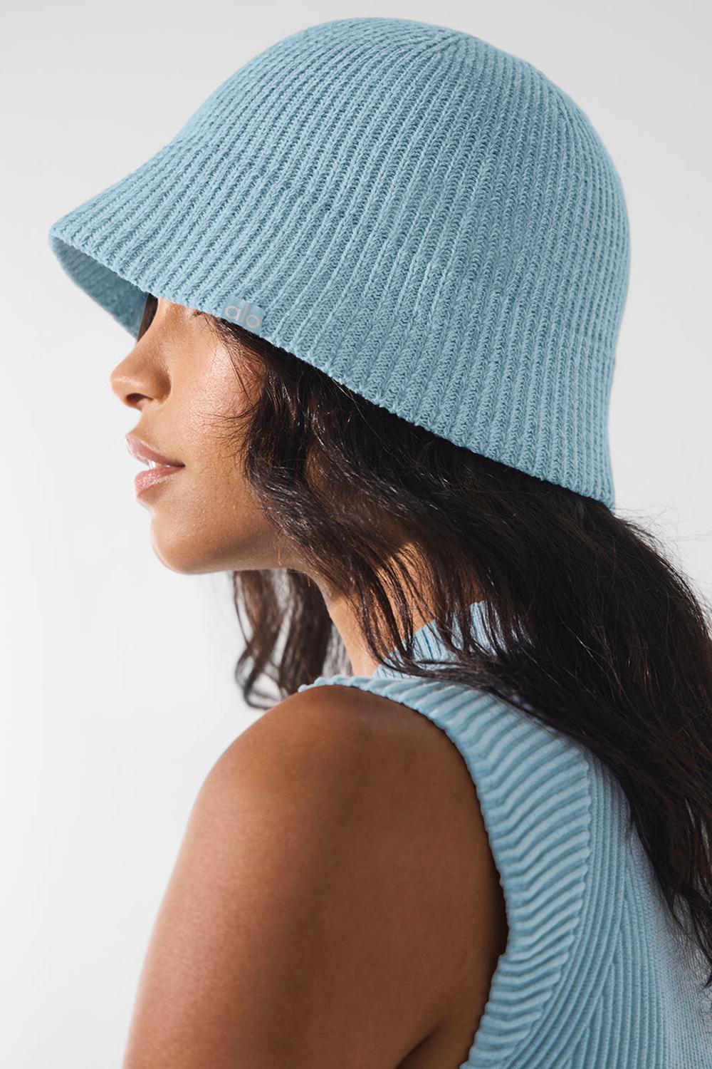 Alo Yoga Denim Knit Miesten Cloche Sininen Tummansininen | Suomi  1653-MDBSE
