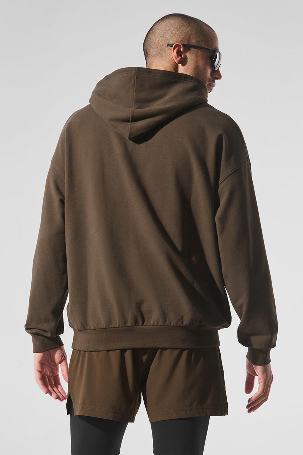 Alo Yoga Double Take Miesten Huppari Espresso | Suomi  9874-HNQCB