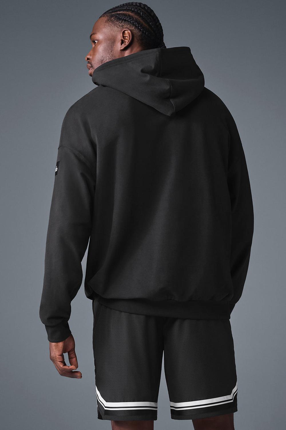 Alo Yoga Double Take Miesten Huppari Mustat | Suomi  9643-HXNMK