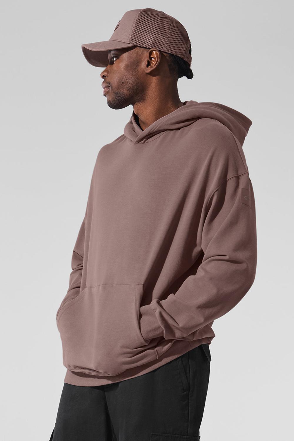 Alo Yoga Double Take Miesten Huppari Mushroom | Suomi  7329-EYSMK