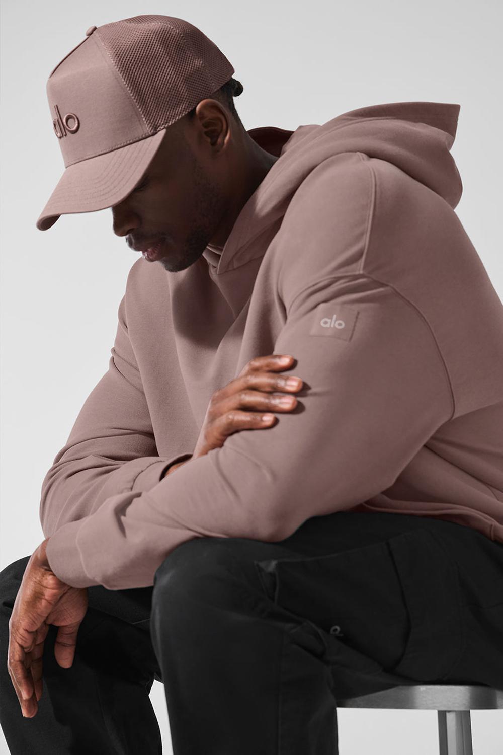 Alo Yoga Double Take Miesten Huppari Mushroom | Suomi  7329-EYSMK