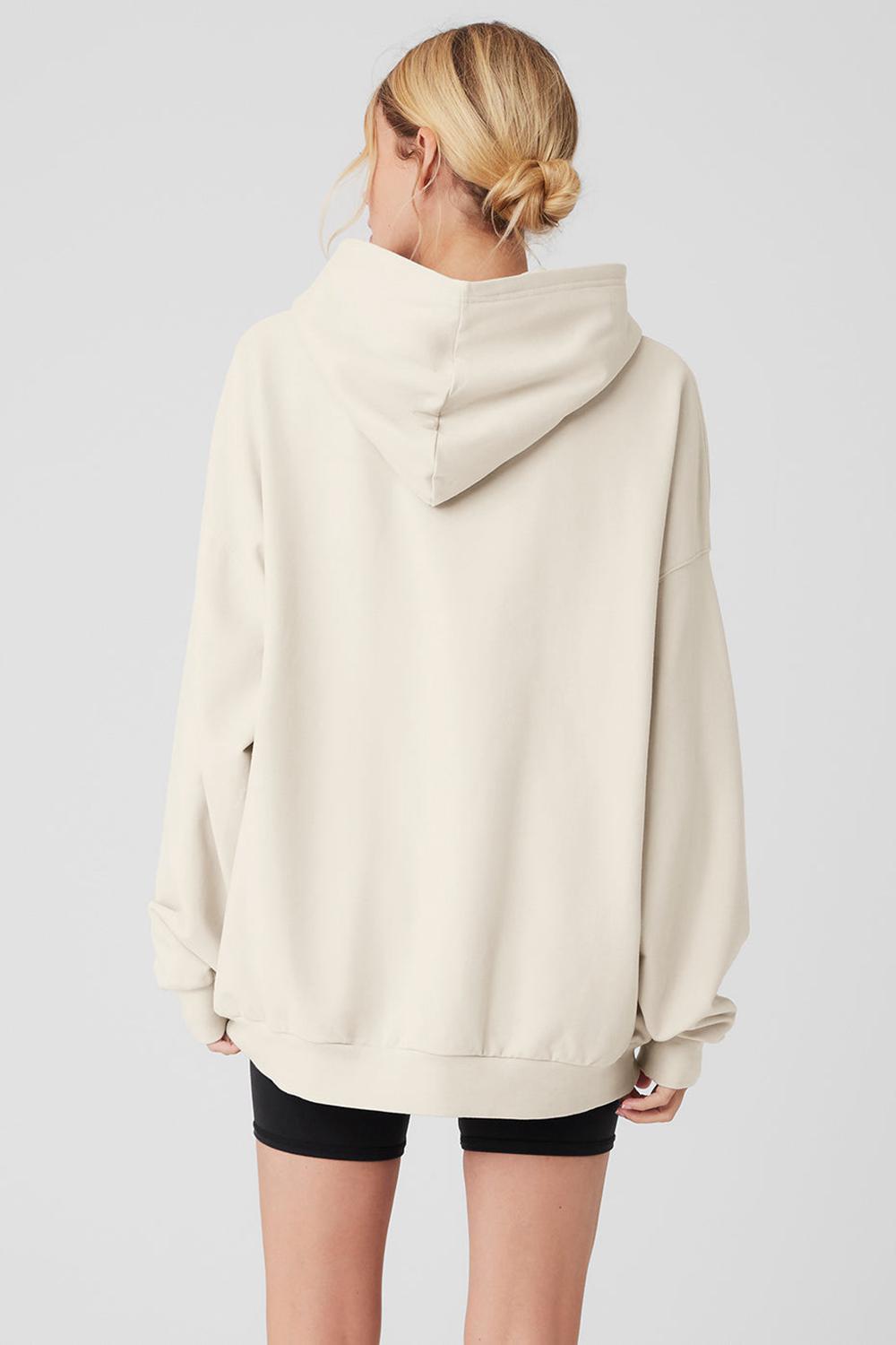 Alo Yoga Double Take Naisten Huppari Bone | Suomi  6321-OJXSK