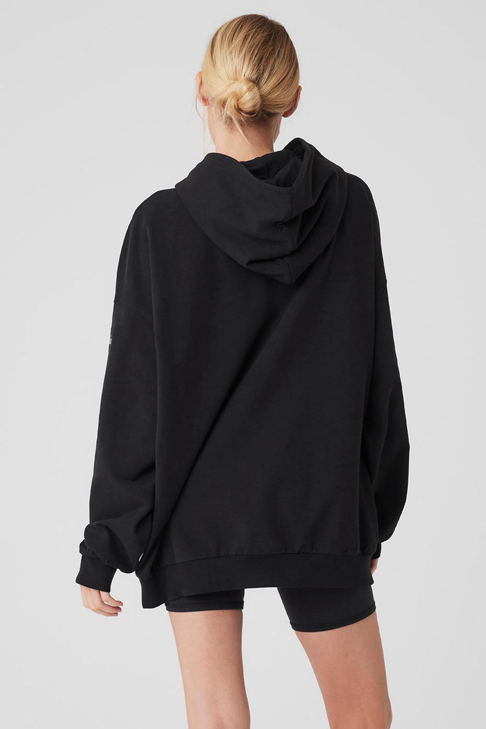 Alo Yoga Double Take Naisten Huppari Mustat | Suomi  4167-QLGDX