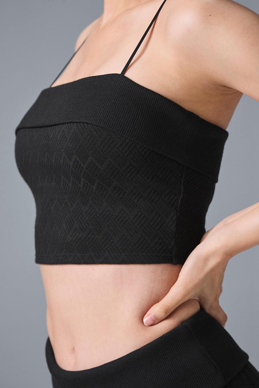 Alo Yoga Doubles Only Naisten Bra Tank Mustat | Suomi  8709-ENBQO