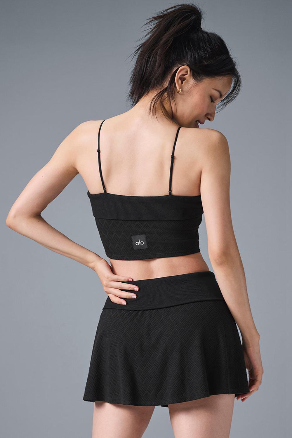 Alo Yoga Doubles Only Naisten Bra Tank Mustat | Suomi  8709-ENBQO