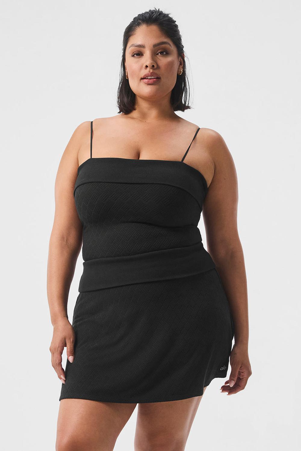 Alo Yoga Doubles Only Naisten Bra Tank Mustat | Suomi  8709-ENBQO