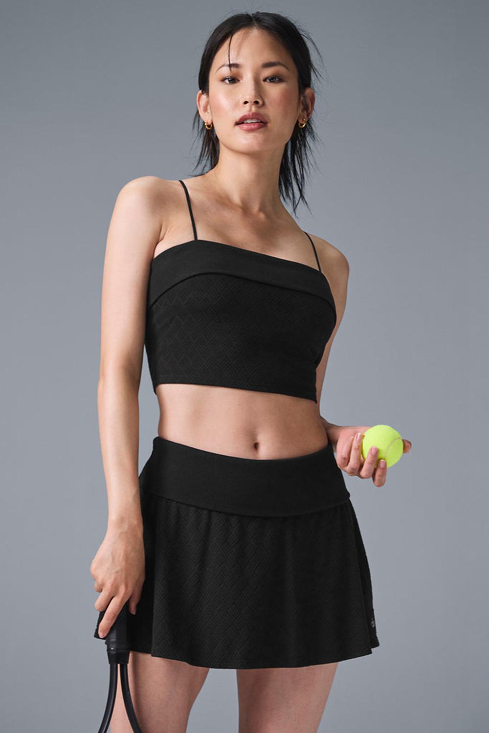 Alo Yoga Doubles Only Naisten Bra Tank Mustat | Suomi  8709-ENBQO
