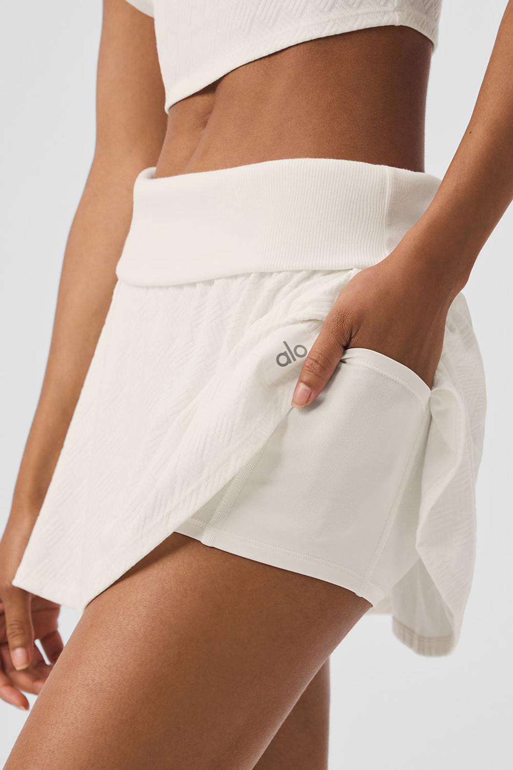 Alo Yoga Doubles Only Naisten Hameet Ivory | Suomi  8974-MLHYJ