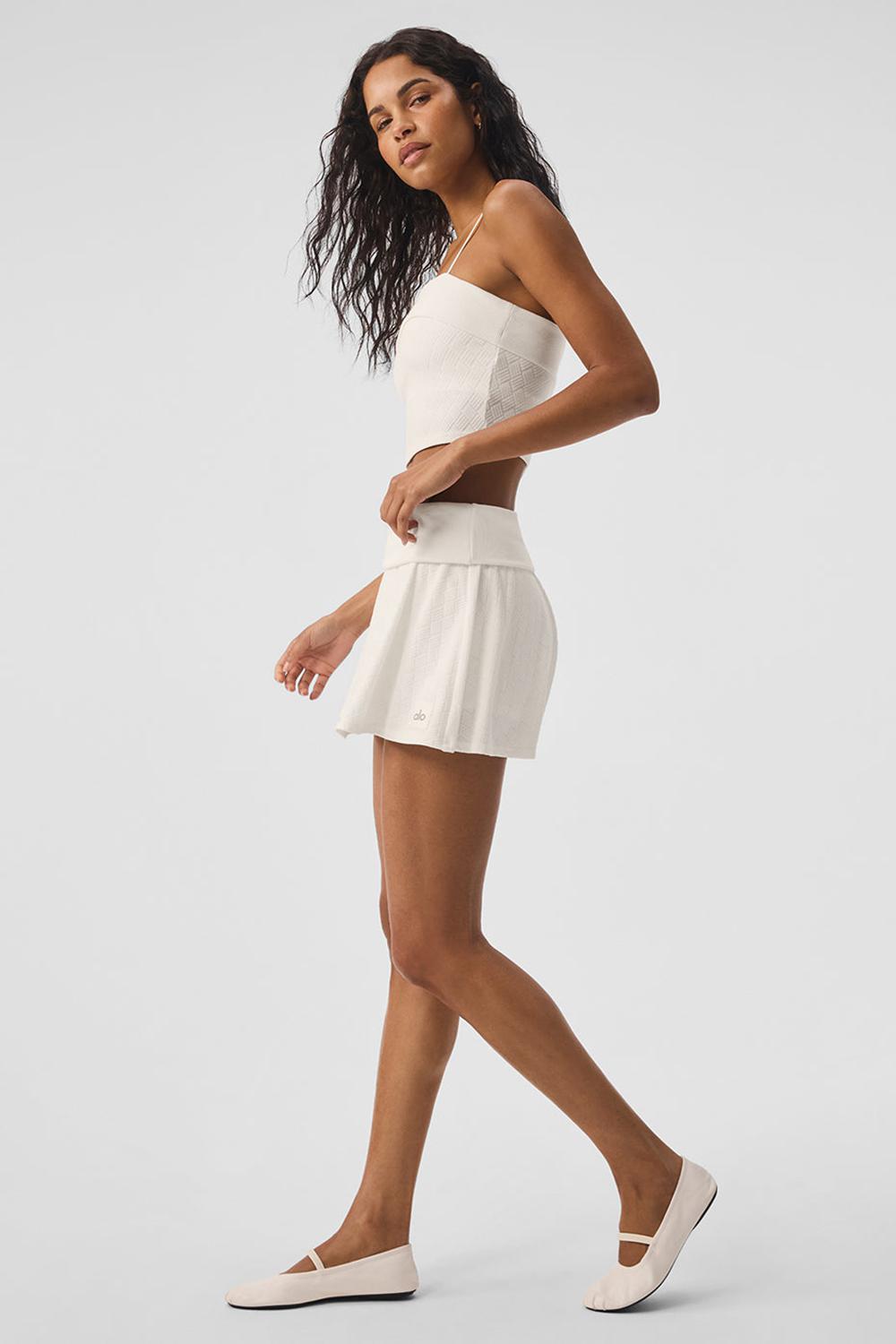 Alo Yoga Doubles Only Naisten Hameet Ivory | Suomi  8974-MLHYJ