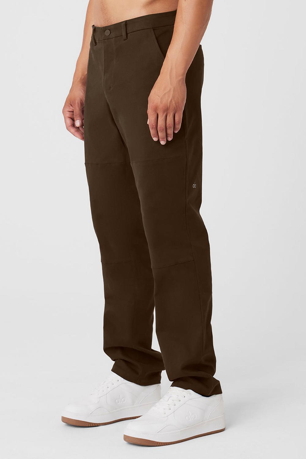 Alo Yoga Edition Sueded Miesten Housut Espresso | Suomi  8563-GQTCJ