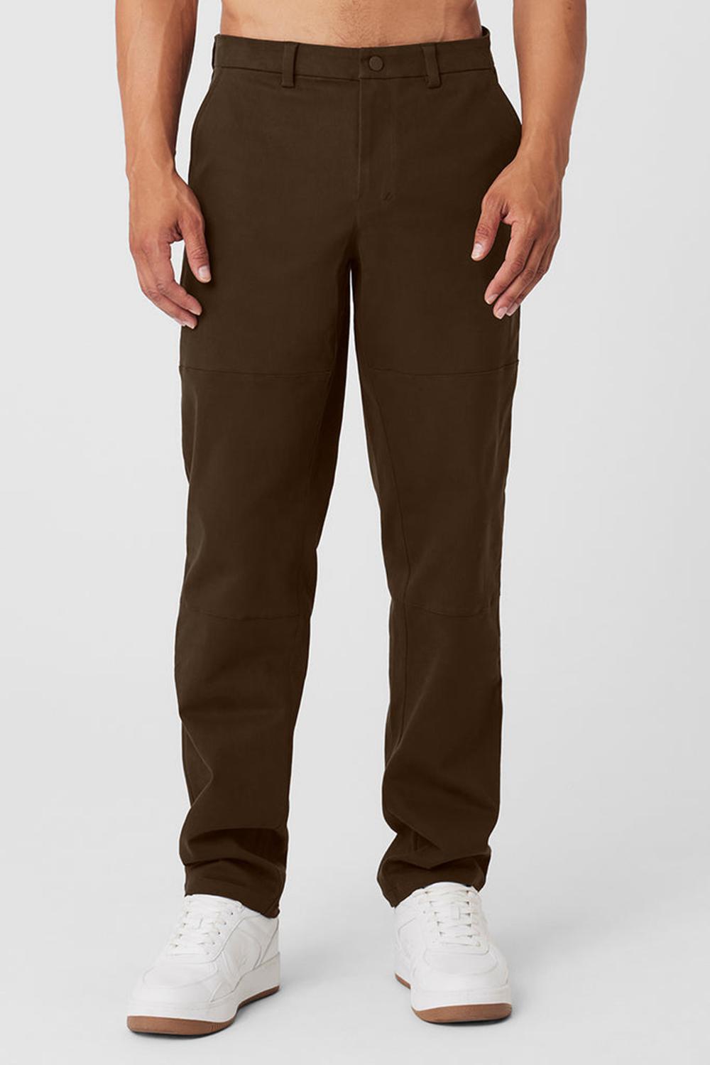 Alo Yoga Edition Sueded Miesten Housut Espresso | Suomi  8563-GQTCJ