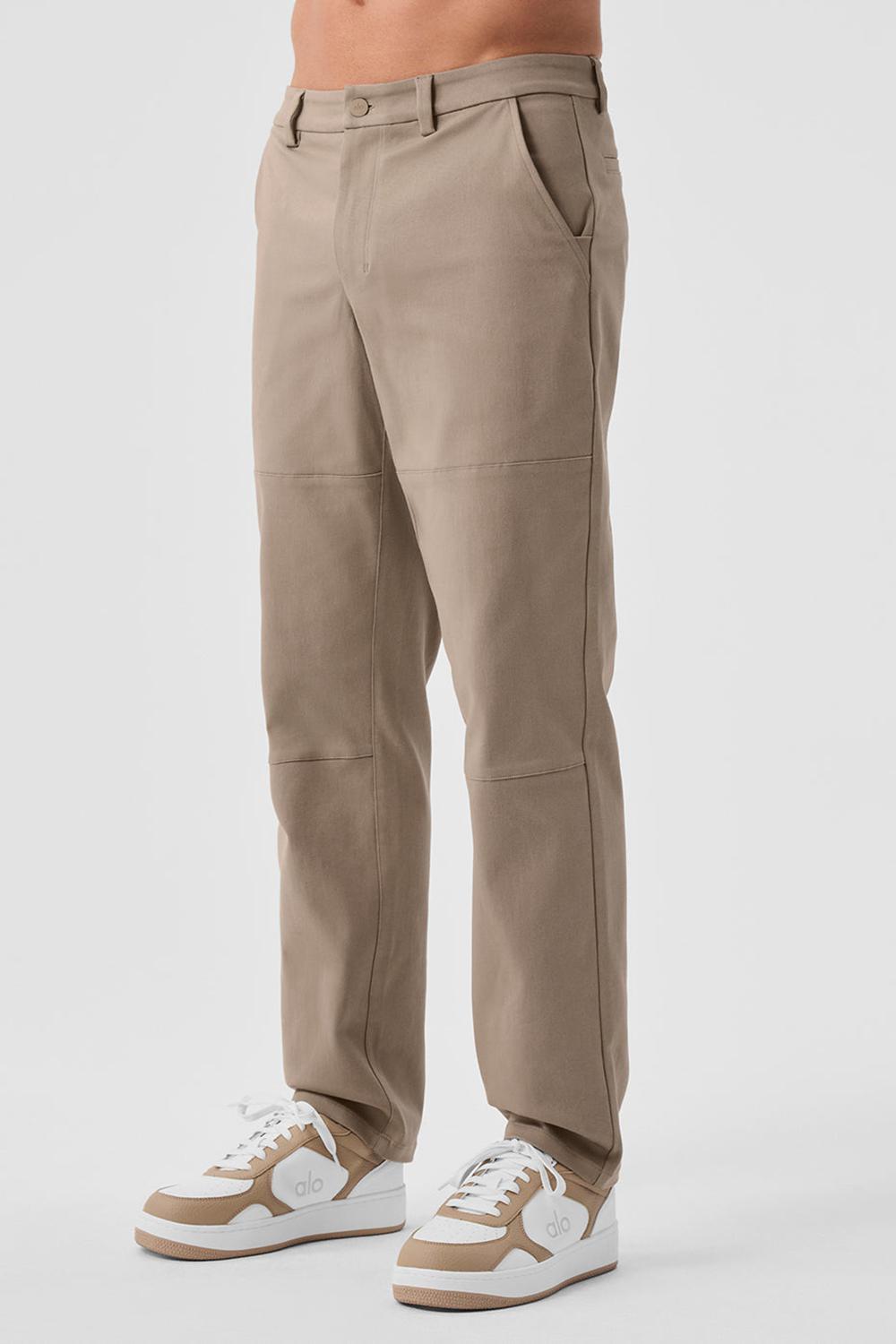 Alo Yoga Edition Sueded Miesten Housut Gravel | Suomi  6084-CAHME