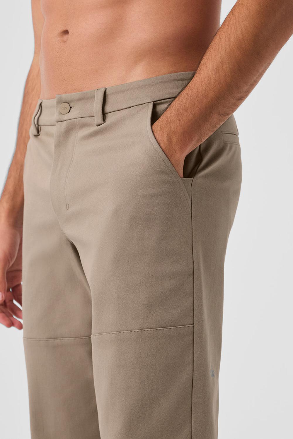 Alo Yoga Edition Sueded Miesten Housut Gravel | Suomi  6084-CAHME