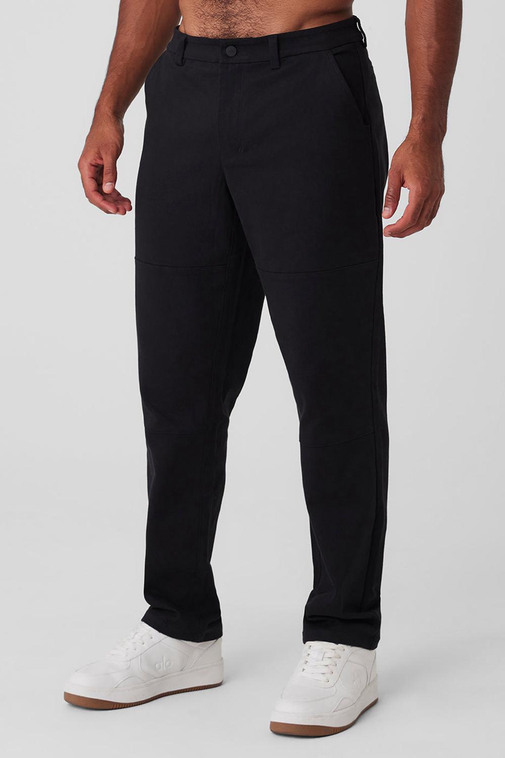 Alo Yoga Edition Sueded Miesten Housut Mustat | Suomi  5348-CAVPB