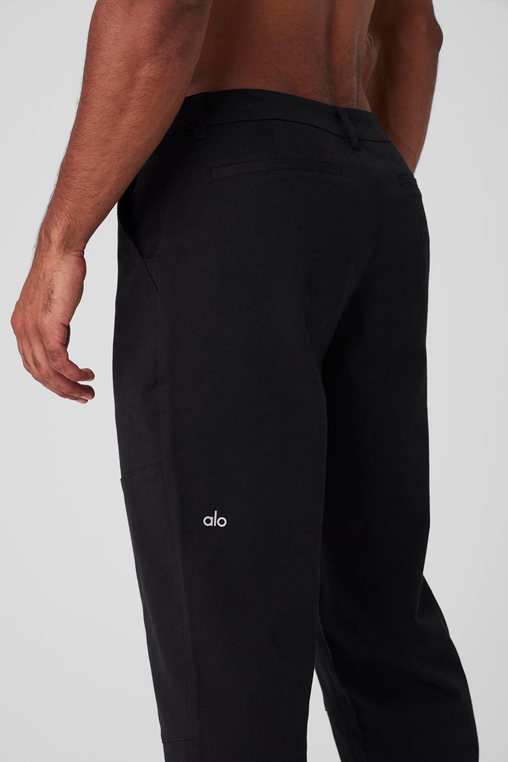 Alo Yoga Edition Sueded Miesten Housut Mustat | Suomi  5348-CAVPB