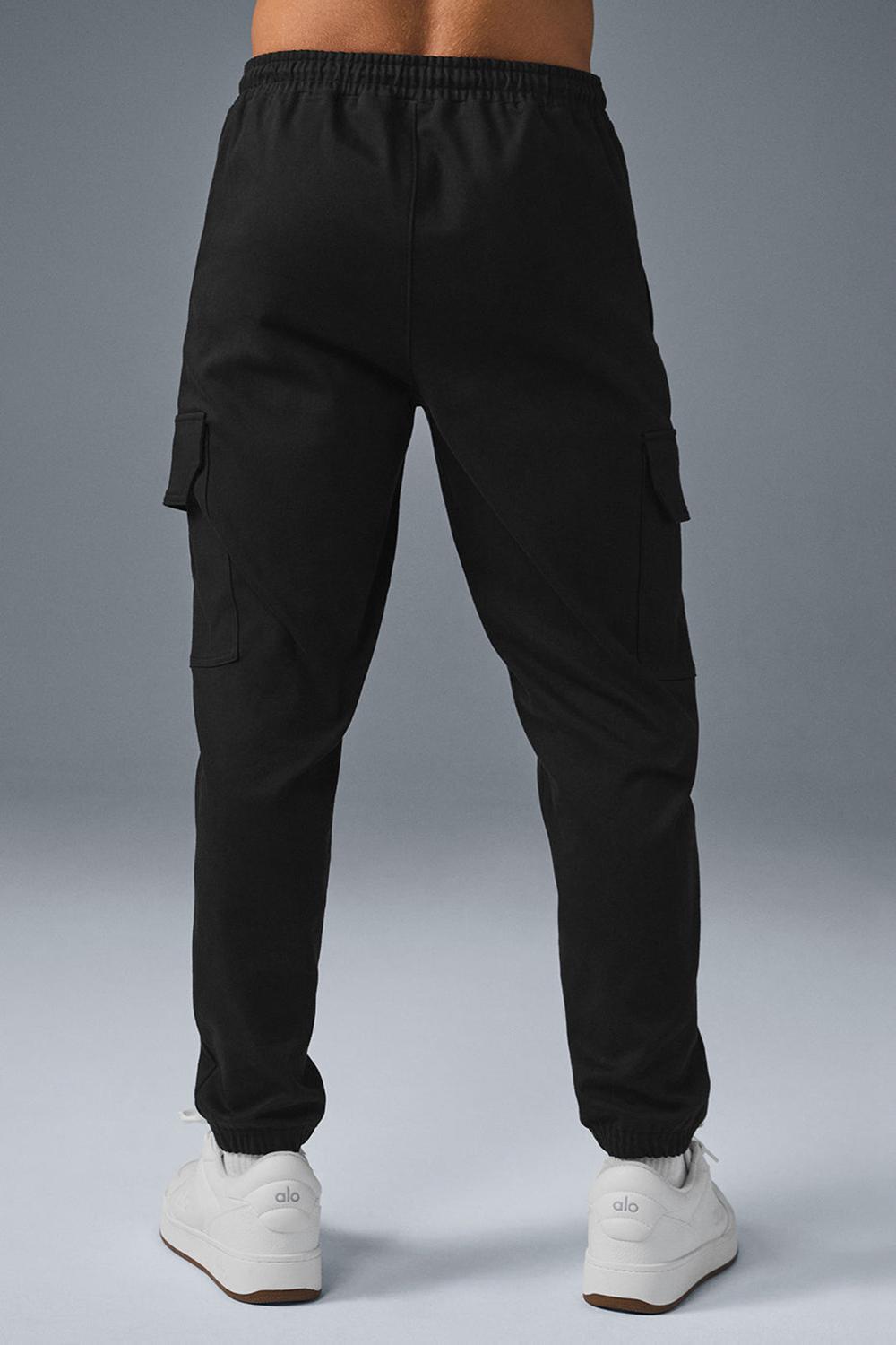 Alo Yoga Edition Sueded Miesten Jogger Housut Mustat | Suomi  5792-UIQKG