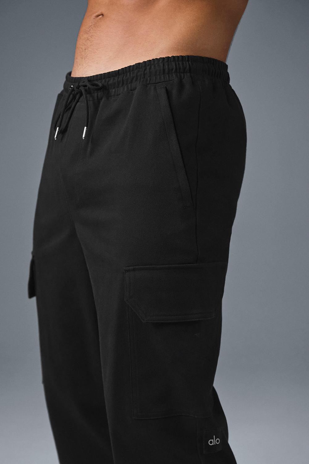 Alo Yoga Edition Sueded Miesten Jogger Housut Mustat | Suomi  5792-UIQKG