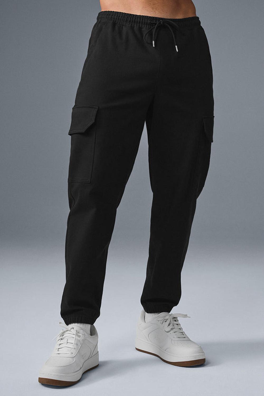 Alo Yoga Edition Sueded Miesten Jogger Housut Mustat | Suomi  5792-UIQKG