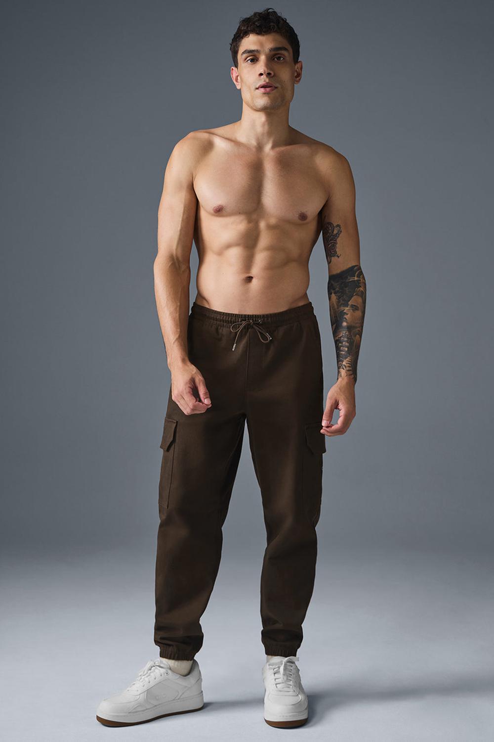 Alo Yoga Edition Sueded Miesten Jogger Housut Espresso | Suomi  8764-IMQPK